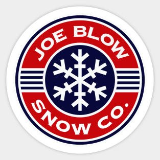 Joe Blow Snow Co Sticker